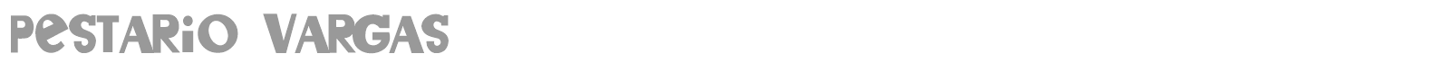 Pestario Vargas font preview